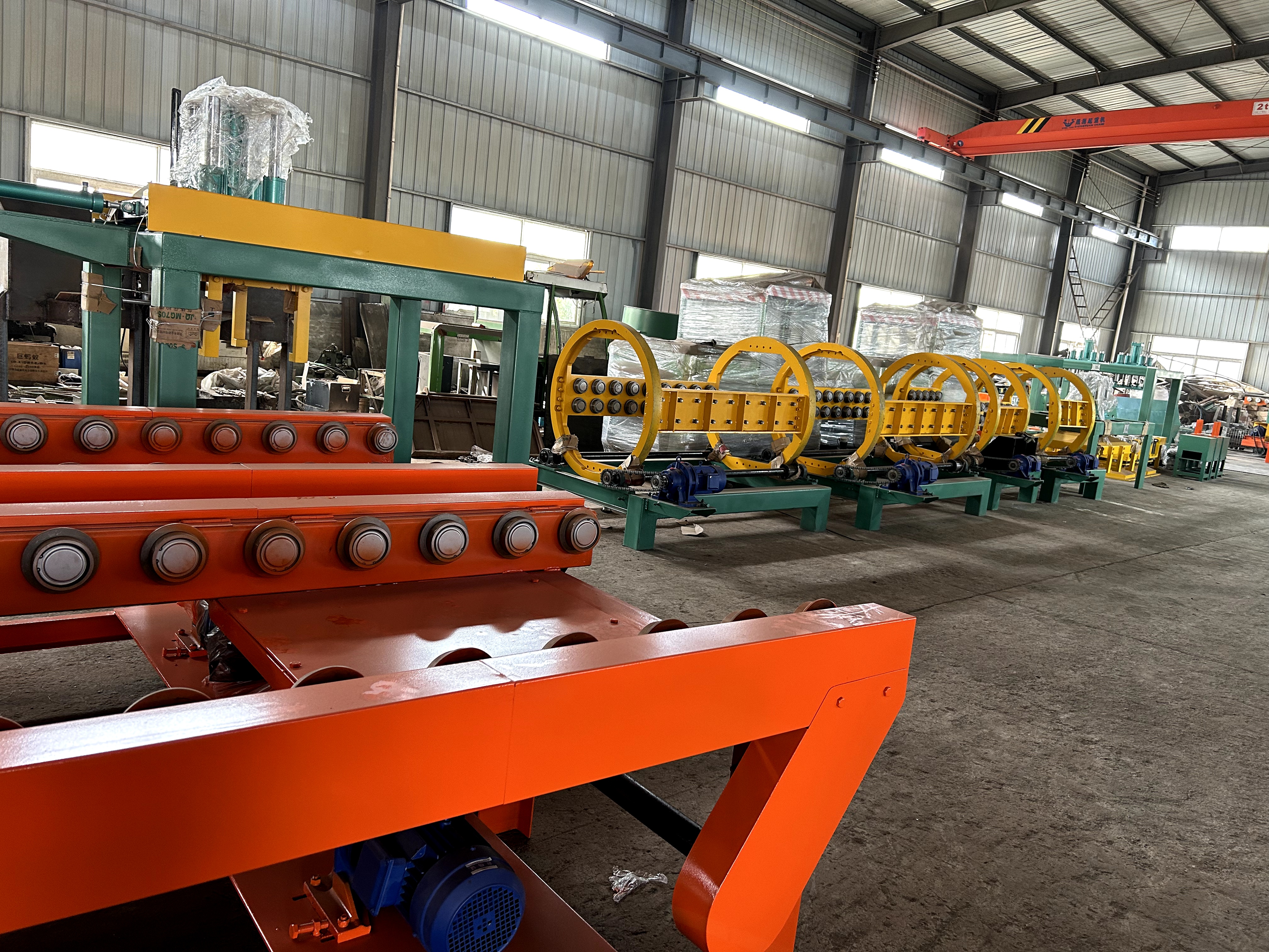 How does the sand-coated casting production line improve the quality of grinding balls? 